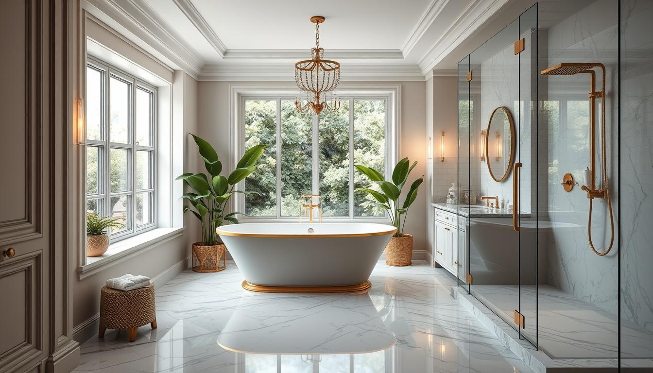 Luxury bathroom remodel