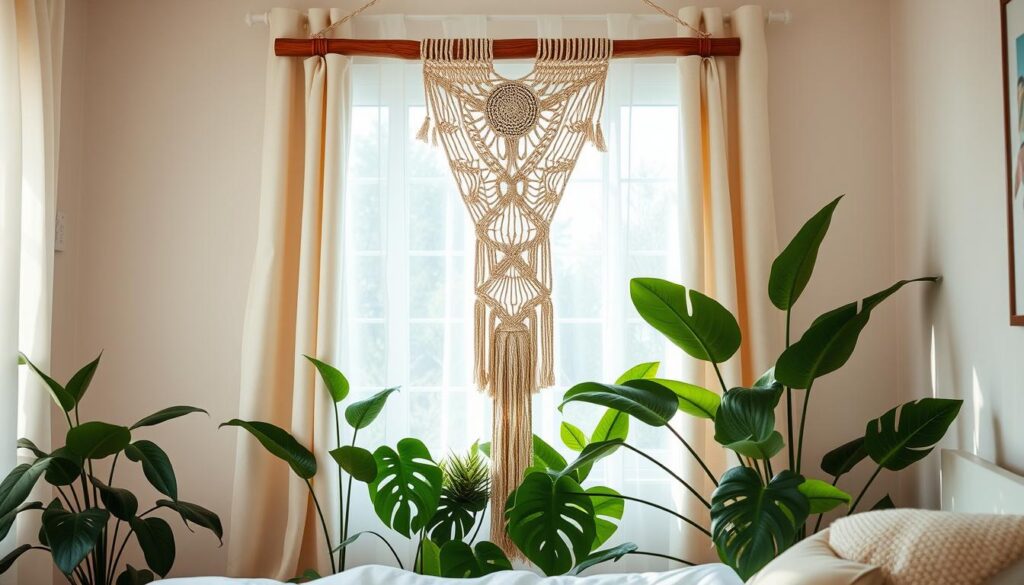 Macramé wall hanging