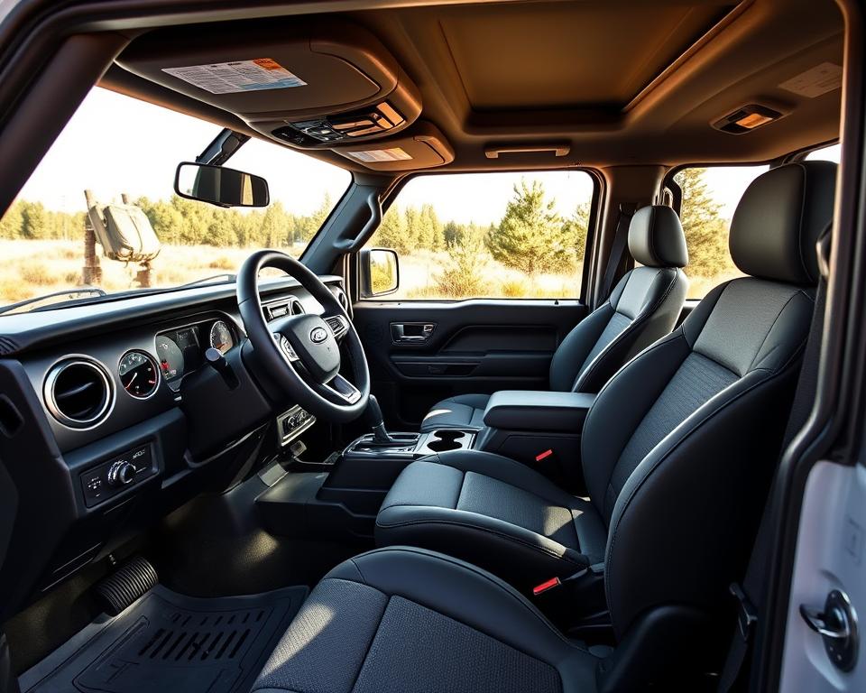 ford bronco interior layout