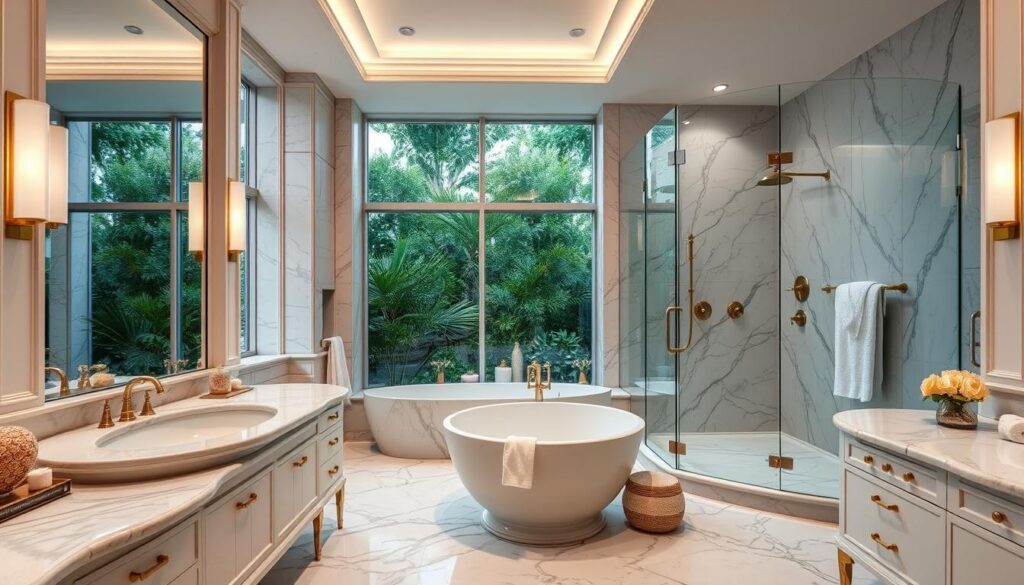 luxury bathroom remodel