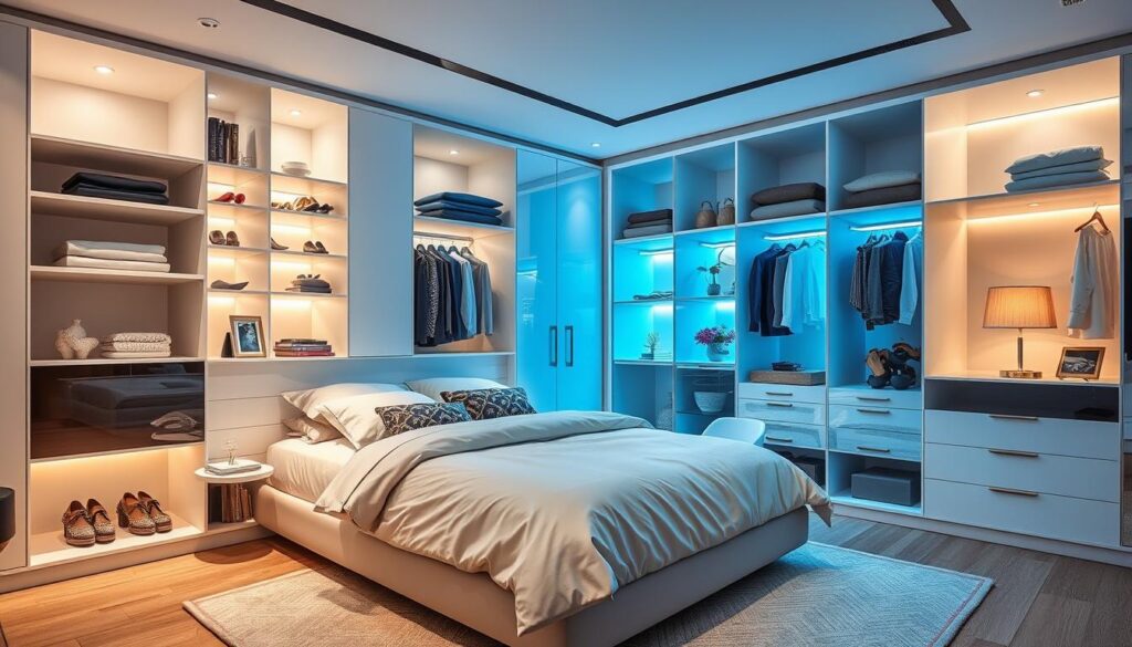 space-saving closets