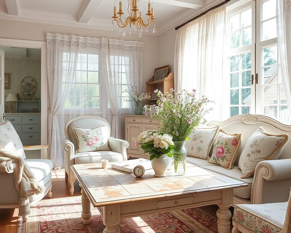 shabby chic accents